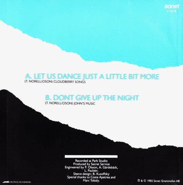 Secret Service : Let Us Dance Just A Little Bit More (7", Single)