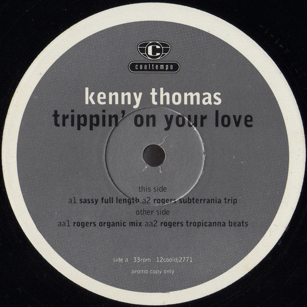 Kenny Thomas : Trippin' On Your Love (Roger S And Sassy Mixes) (2x12", Ltd, Promo)