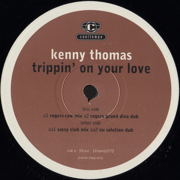 Kenny Thomas : Trippin' On Your Love (Roger S And Sassy Mixes) (2x12", Ltd, Promo)