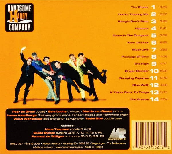 The Handsome Harry Company Featuring Hans Teeuwen : Boogie Don't Stop (CD, Album)