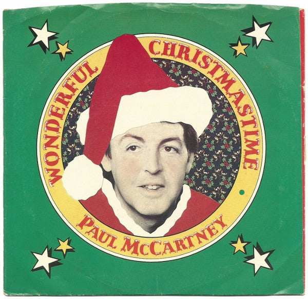 Paul McCartney : Wonderful Christmastime (7", Single, Mono)