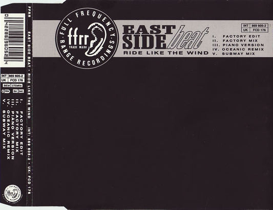 East Side Beat : Ride Like The Wind (CD, Single)