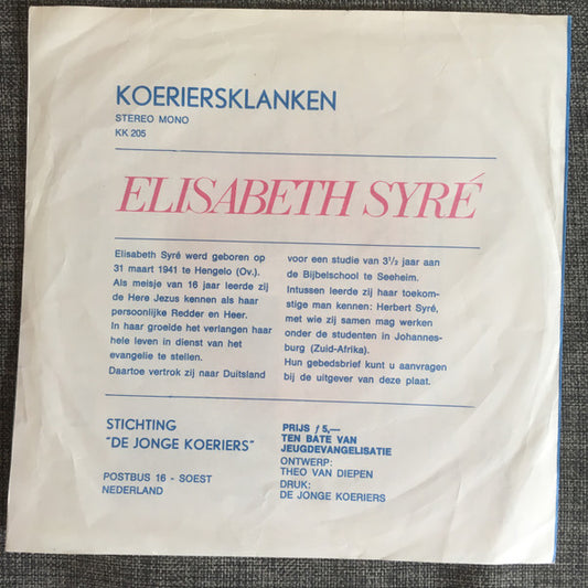 Elisabeth Syré : Wandel Met God (7", EP)
