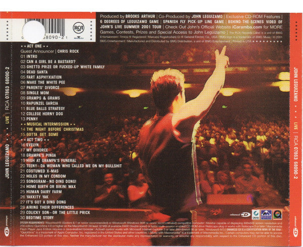 John Leguizamo : Live (CD, Album, Enh)