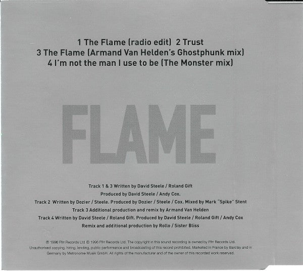 Fine Young Cannibals : The Flame (CD, Maxi)