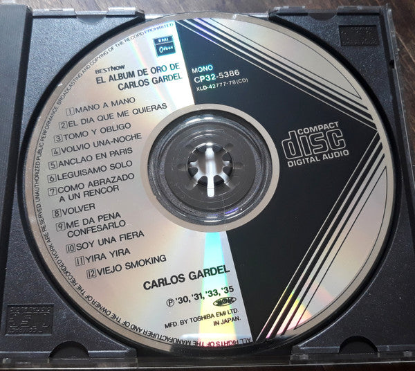 Carlos Gardel : El Album De Oro De Carlos Gardel (CD, Comp, Mono)