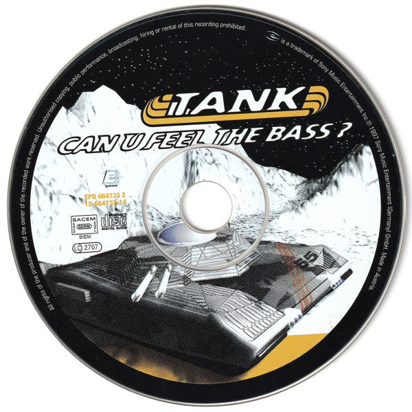 Tank : Can U Feel The Bass? (CD, Maxi)
