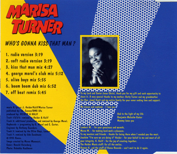Marisa Turner : Who's Gonna Kiss That Man? (CD, Maxi)