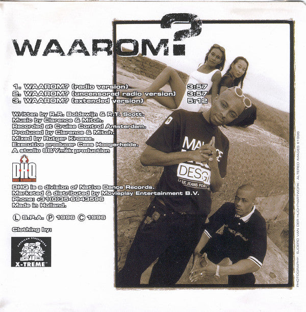 Skinny Scotty & B-Man : Waarom? (CD, Maxi)