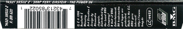 Snap! Feat. Einstein (2) : The Power (Remix '96) (CD, Maxi)