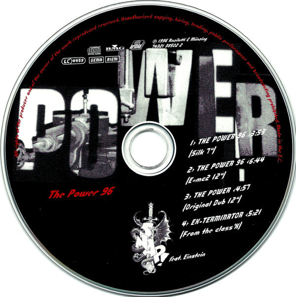 Snap! Feat. Einstein (2) : The Power (Remix '96) (CD, Maxi)