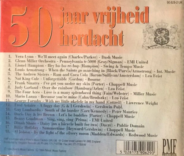 Various : 50 Jaar Vrijheid Herdacht (CD, Comp)