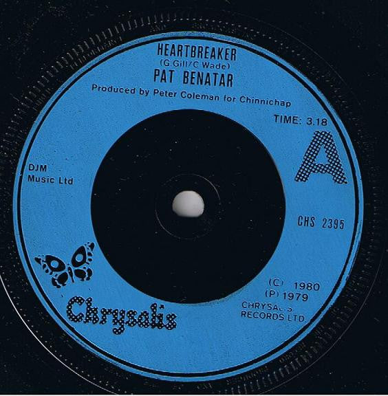 Pat Benatar : Heartbreaker (7", Single)