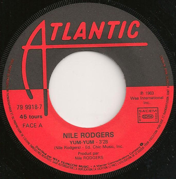 Nile Rodgers : Yum-Yum (7", Single)