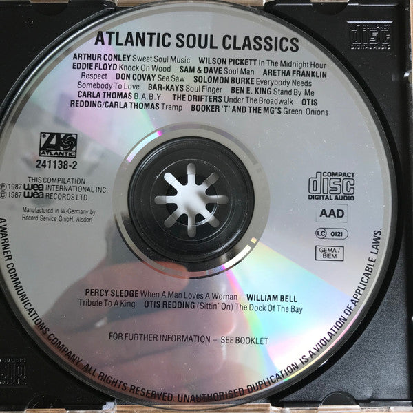 Various : 16 Hit-Tracks Atlantic Soul-Classics Selected By Tripper (CD, Comp)