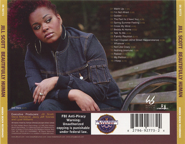 Jill Scott : Beautifully Human: Words And Sounds Vol. 2 (CD, Album)