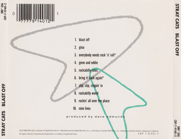 Stray Cats : Blast Off (CD, Album)