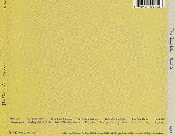The Good Life : Black Out (CD, Album)