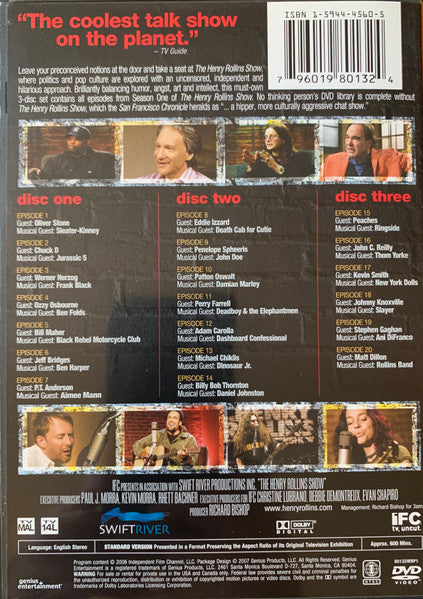 Henry Rollins : The Henry Rollins Show: Season One (3xDVD-V, NTSC)
