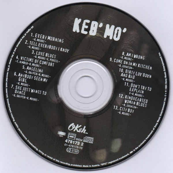 Keb' Mo' : Keb' Mo' (CD, Album)
