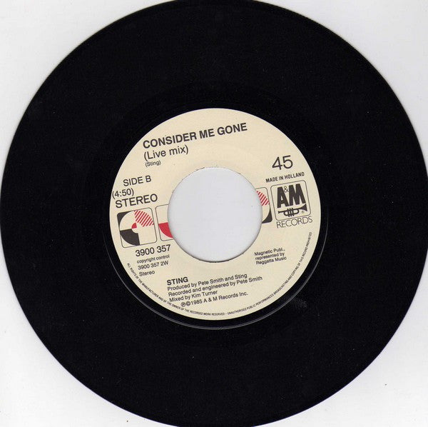 Sting : Love Is The Seventh Wave (New Mix) (7", Single)