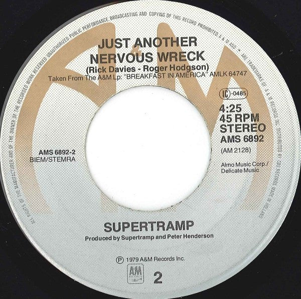 Supertramp : The Logical Song (7", Single)