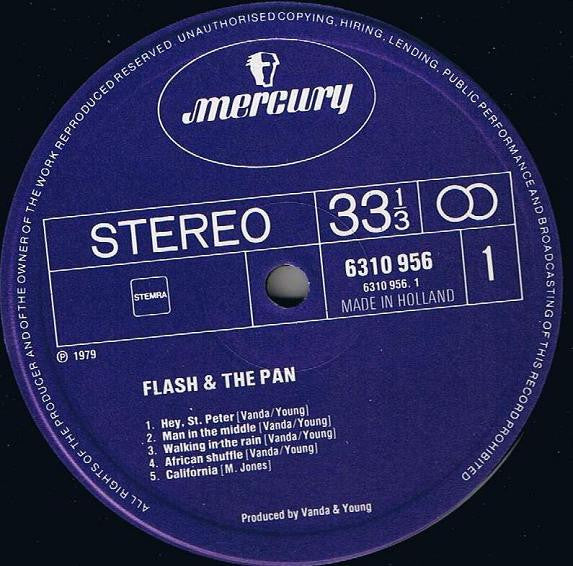 Flash & The Pan : Flash & The Pan (LP, Album)