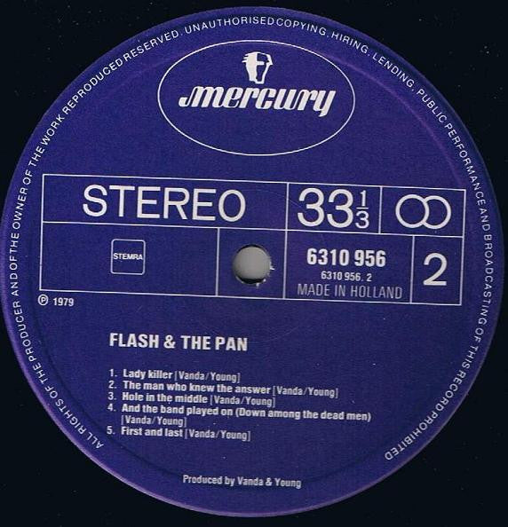 Flash & The Pan : Flash & The Pan (LP, Album)