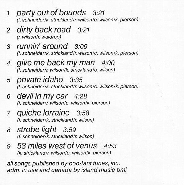 The B-52's : Wild Planet (CD, Album, RE)
