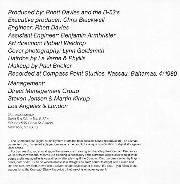 The B-52's : Wild Planet (CD, Album, RE)