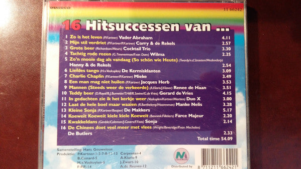 Various : 16 Hitsuccessen van... (CD, Comp)