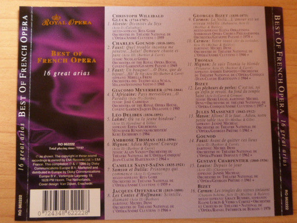Various : Best Of French Opera - 16 Great Arias (CD, Comp)