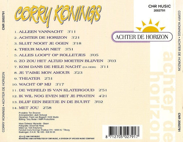 Corry Konings : Achter De Horizon (CD, Album)