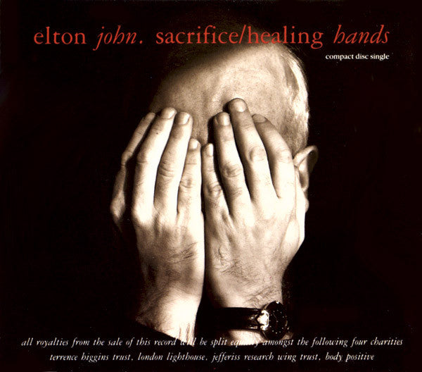 Elton John : Sacrifice / Healing Hands (CD, Single, RE)
