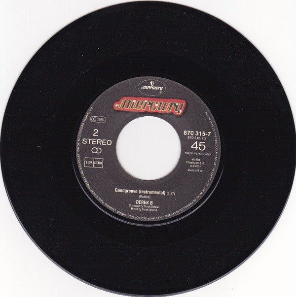 Derek B : Good Groove (7")