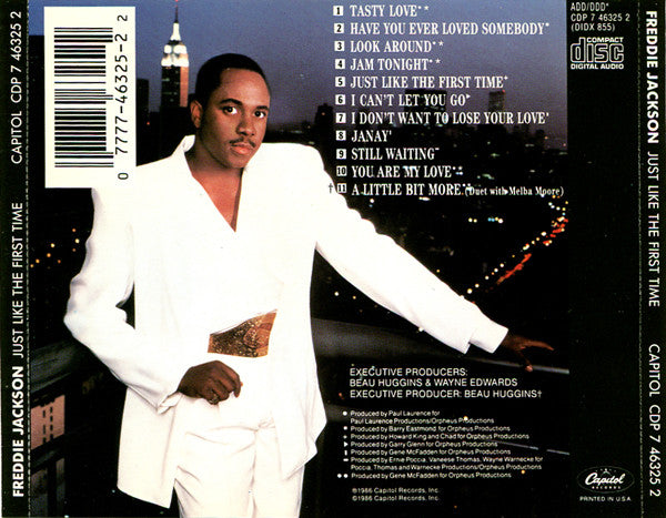 Freddie Jackson : Just Like The First Time (CD, Album)