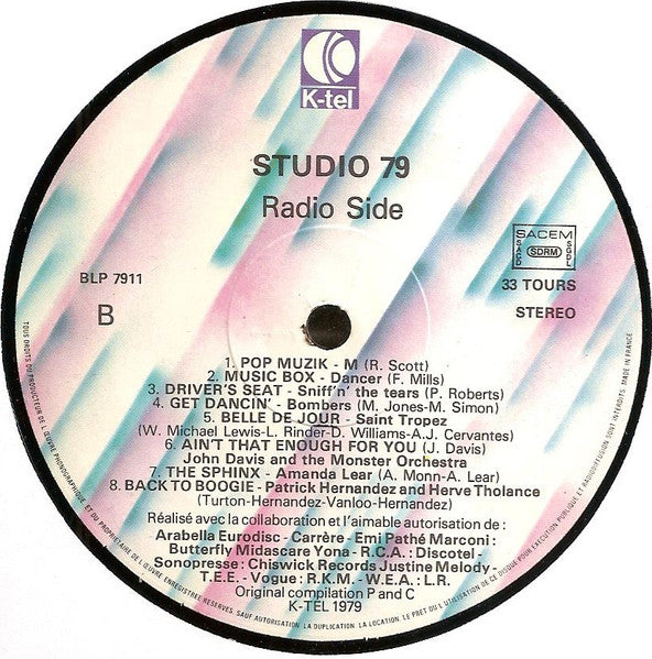 Various : Studio 79 (LP, Comp, P/Mixed)