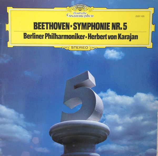 Beethoven* - Berliner Philharmoniker, Herbert von Karajan : Symphonie Nr. 5  (LP)