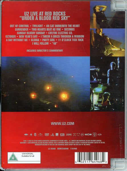 U2 : Live At Red Rocks "Under A Blood Red Sky" (DVD-V, RE, RM, Multichannel)