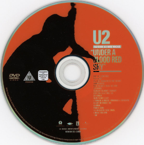 U2 : Live At Red Rocks "Under A Blood Red Sky" (DVD-V, RE, RM, Multichannel)