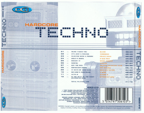 Various : Hardcore Techno (CD, Comp)