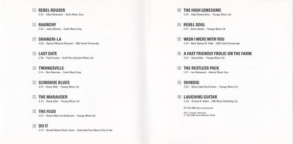 Duane Eddy : Rockin' The Guitar With Duane Eddy (CD, Comp)