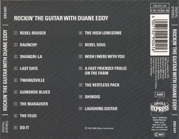 Duane Eddy : Rockin' The Guitar With Duane Eddy (CD, Comp)