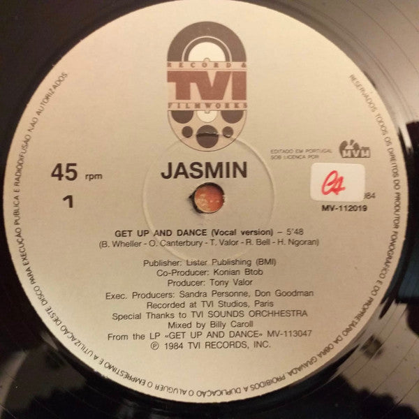 Jasmin (15) : Get Up And Dance (12")