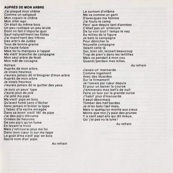 Georges Brassens : Les Amoureux Des Bancs Publics (CD, Album, Comp)