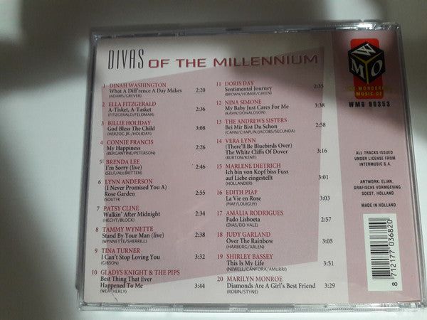 Various : Divas Of The Millennium  (CD, Comp)