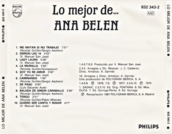 Ana Belén : Lo Mejor De Ana Belén (CD, Comp, RE)