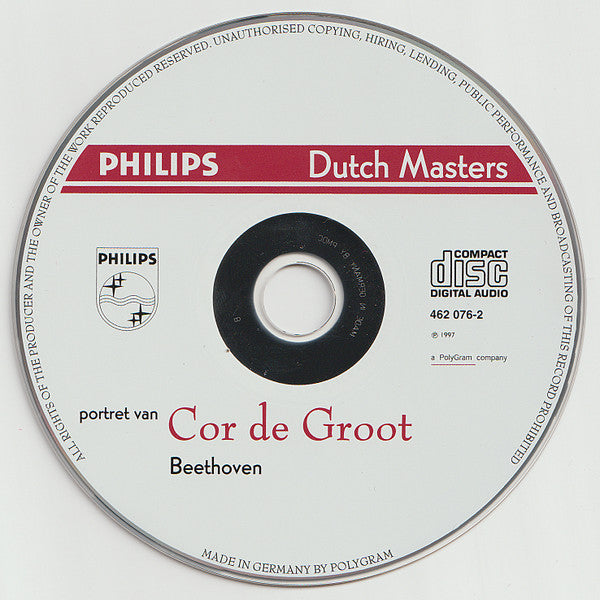 Cor De Groot, Ludwig van Beethoven : Portret Van Cor De Groot (CD, Album, Comp)