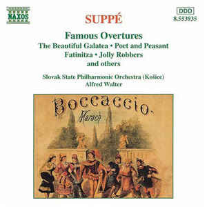 Franz von Suppé, Slovak State Philharmonic Orchestra, Košice, Alfred Walter : Famous Overtures (CD)