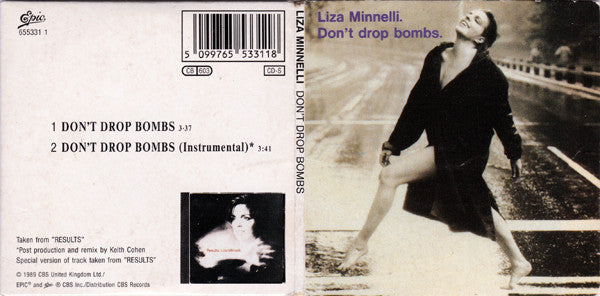 Liza Minnelli : Don't Drop Bombs (CD, Mini, Single)